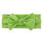 Babygiz Baby Girl Headbands-Infant,Toddler Cotton Handmade Hairbands With Bows Child Hair Accessories (Lime Green)