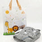 Babyholic Baby Hooded Bath Towel, Bear Design, Soft Terry Cotton, Newborn to 24 Months (Grey)