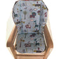 Twoworld Baby High Chair Seat Cushion Liner Mat Pad Cover Resistant And High Chair Straps (5 Point Harness) 1 Suit (Blue Animal)