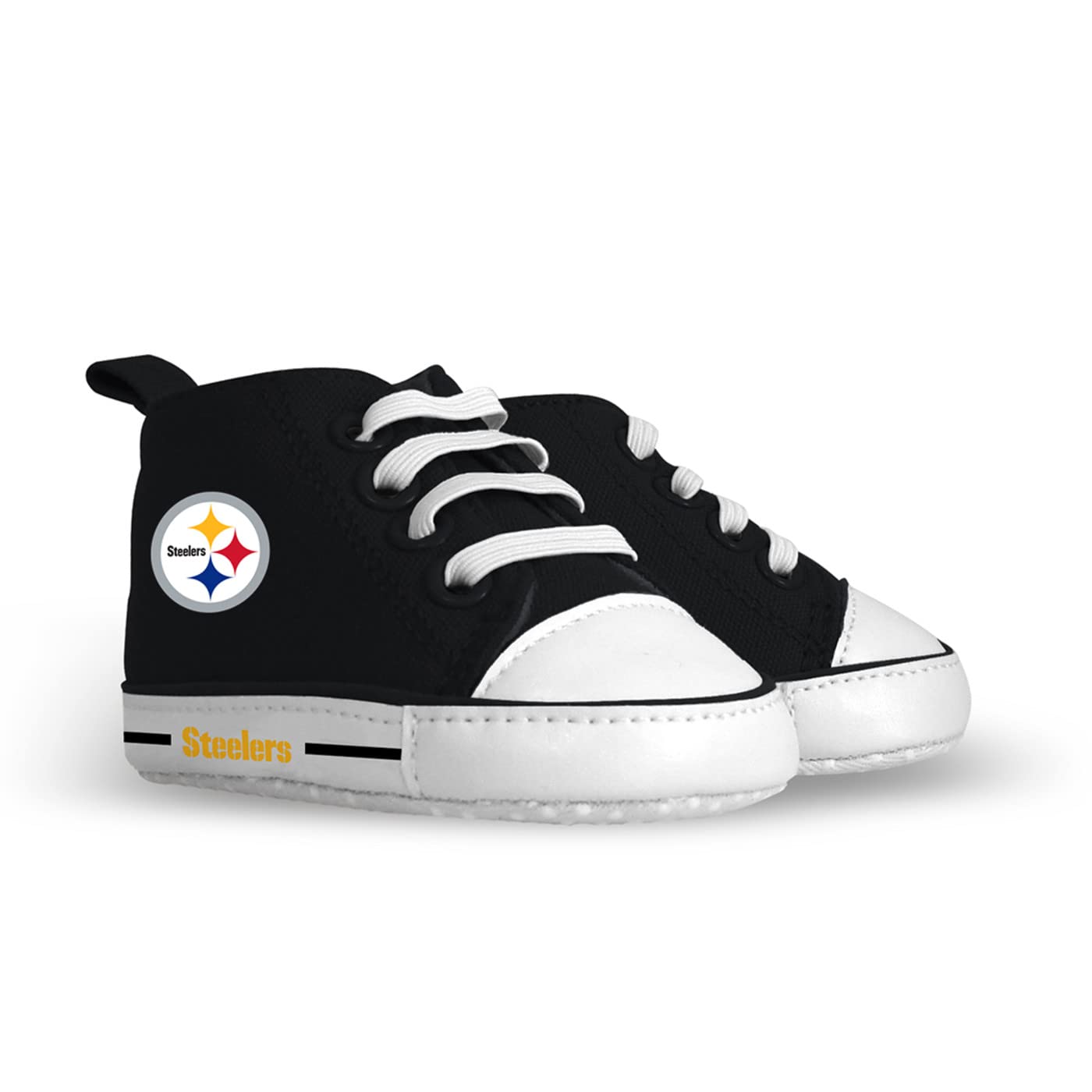 BabyFanatic Prewalkers - NFL Pittsburgh Steelers - Officially Licensed Baby Shoes