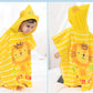 Tonwhar Kids Bath/Pool/Beach Hooded Poncho Towel-Cartoon Animal Pattern Cotton Beach Towel For Baby And Kids (Lion, 1-4 Years/He
