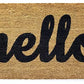 N&M Products Children'S Sized Door Mat For Play House - Kids Size Floor Mat (Hello)