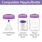 Maymom Bottle Dome Cap, Bottle Top, Sealing Disk Compatible With Lansinoh Bottle, Momma Bottles, Not Original Lansinoh Pump Part