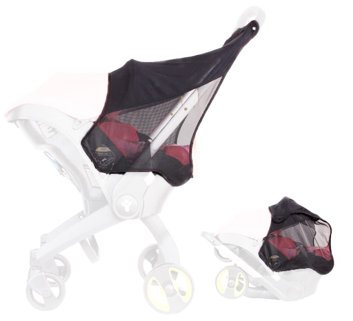 Baby Stroller Sun Shade Net Compatible With Doona, Sun Cover Protection Fit Doona, Car Seat & Stroller Sunshade Awning Canopy Um