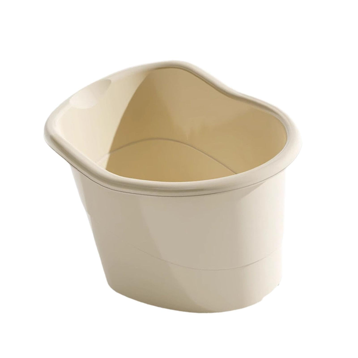MERISHOPPKids Bath Tub with Seat 710 Year Old Large Anti Slip Portable Sit and Soak Beige|Baby|Bathing & Grooming|Bath Tubs