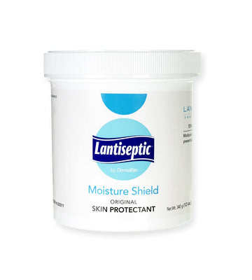Lantiseptic Moisture Shield Original Skin Protectant - 50% Lanolin Enriched Skin Protectant Barrier Cream For Incontinence - Par