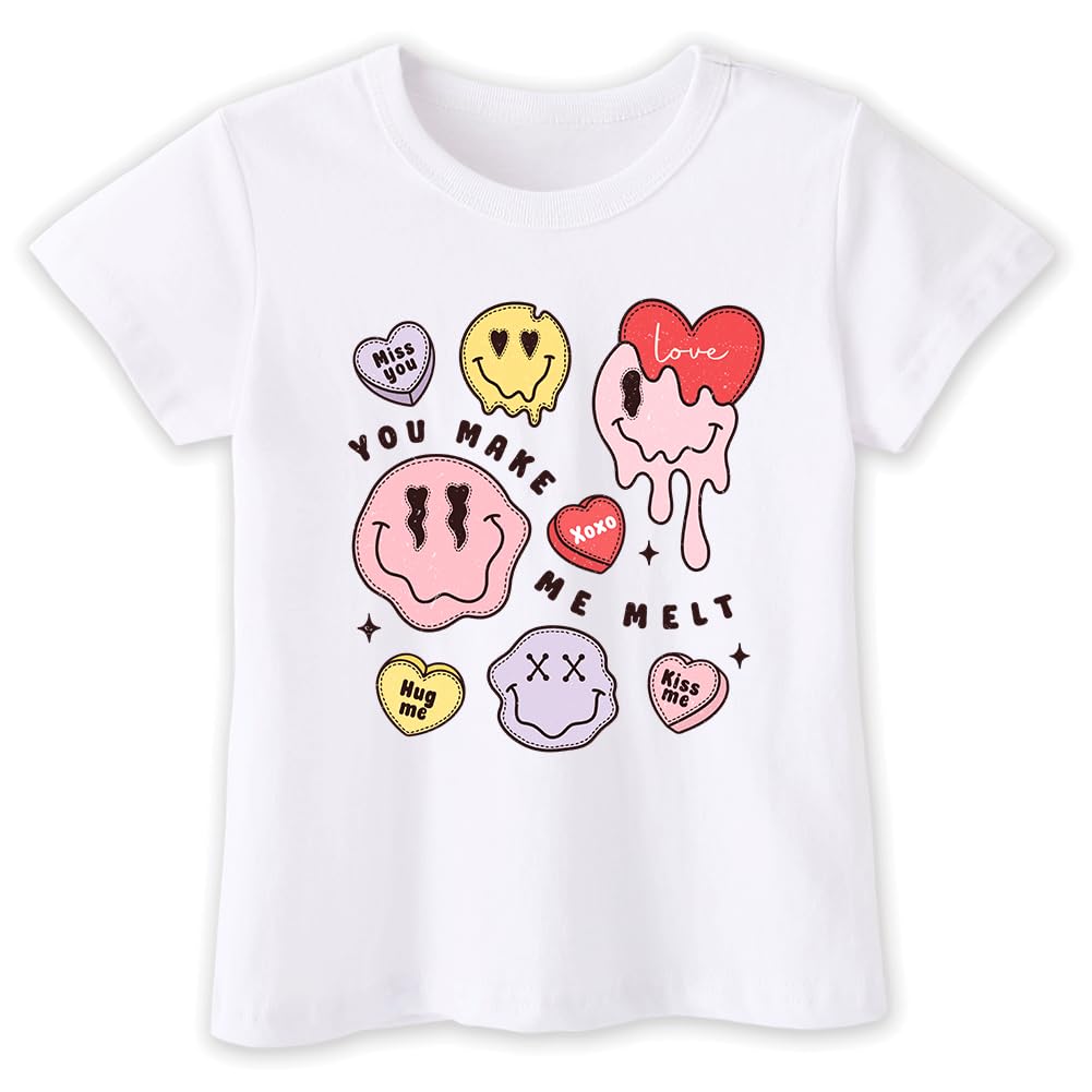 Kids Toddler Baby Girls Boys Valentine'S Day T-Shirt Short Sleeve Love – Cutebab WBBAPB0DHY8M3KG