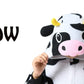 Canasour Kids Cow Onesie Farm Animal Halloween Cosplay Costume For 4T Girls Unisex Outfuit One Piece Hooded Soft Pajamas Party B