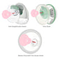 Maymom 17Mm Flange Insert Pink Compatible With Elvie Single/Double Electric, Elvie Stride Cup (24Mm), Compatible With Medela Per