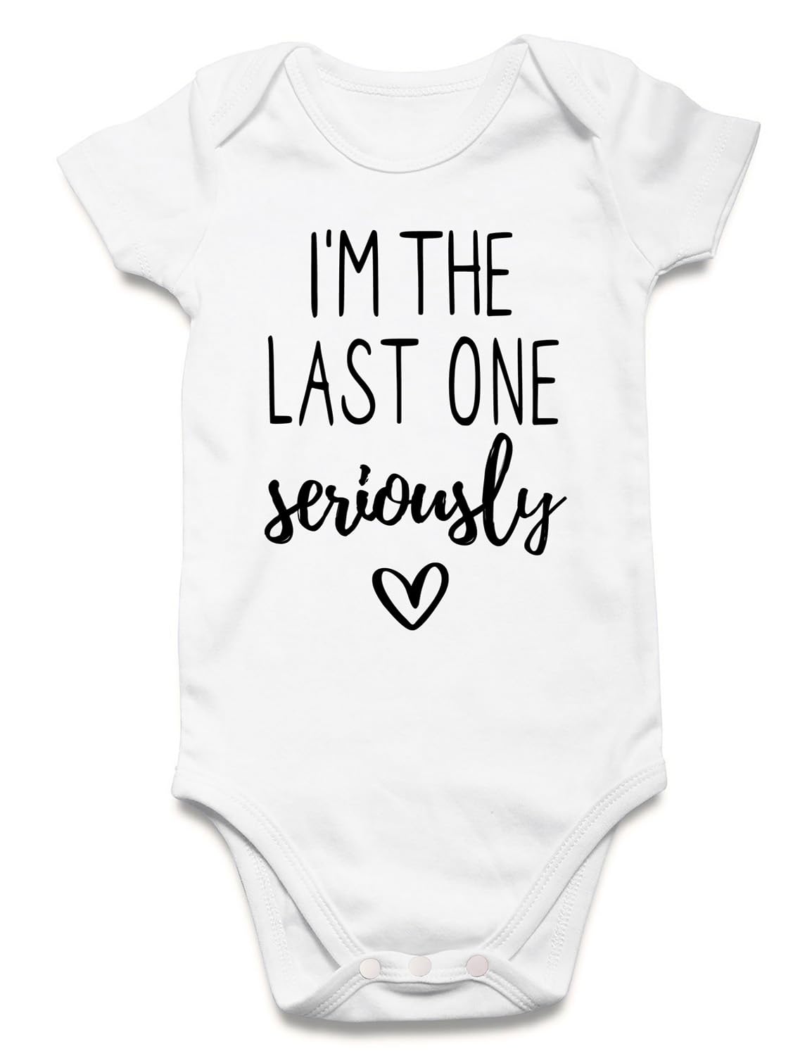 I'M The Last One Seriously Baby Clothes 3-6 Months Bodysuit White Newb – Cutebab WBBAPB0CDVXMJ1L
