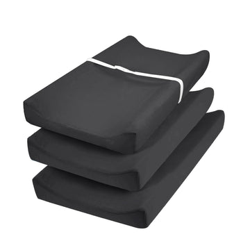 david's Kids 3 Pack Changing Pad Cover Set, Ultra Soft Breathable Cozy Microfiber Diaper Change Table Sheets for Baby Girls, Fit