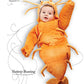 Underwraps Costumes Baby'S Shrimp Bunting, Orange, Infant