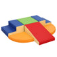 Todiby 6-Piece Soft Pu Leather Toddlers Climbing Toys, Baby Foam Climbing Blocks For Toddlers, Foam Play Gym Climbing Structures