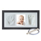Nuaele Baby Hand And Footprint Kit, Baby Girl Gifts, Baby Boy Gifts, Wall Mount & Desktop Mount Decor Shower Picture Frames Gift