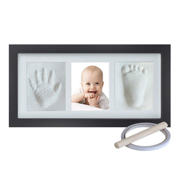 Nuaele Baby Hand And Footprint Kit, Baby Girl Gifts, Baby Boy Gifts, Wall Mount & Desktop Mount Decor Shower Picture Frames Gift