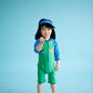 Vaenait Baby 0-24M Infant Boys Longsleeves One Piece Swimsuit Baby Green Tang S