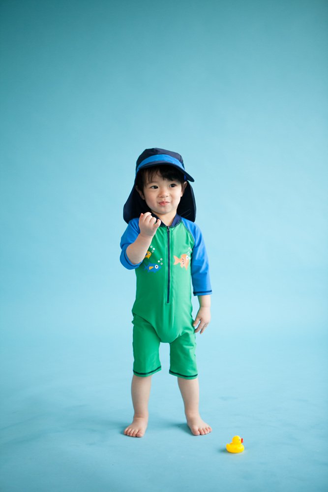 Vaenait Baby 0-24M Infant Boys Longsleeves One Piece Swimsuit Baby Green Tang S