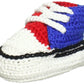 Jefferies Socks Baby-Boys Newborn Sneaker Boy Bootie, Red/Blue, Newborn