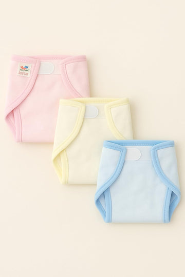 Reusable Waterproof Leakage Proof Washable Nappies Diapers Potty Training Pants For Babies Outsdie Soft Plastic Pvc Inner Terry 
