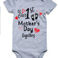 Funnycokid Baby Boy Our 1St Mother'S Day Together Outfit Bodysuit Infant Boys Girls Newborn Stuff Gender Neutral Clothes Announc