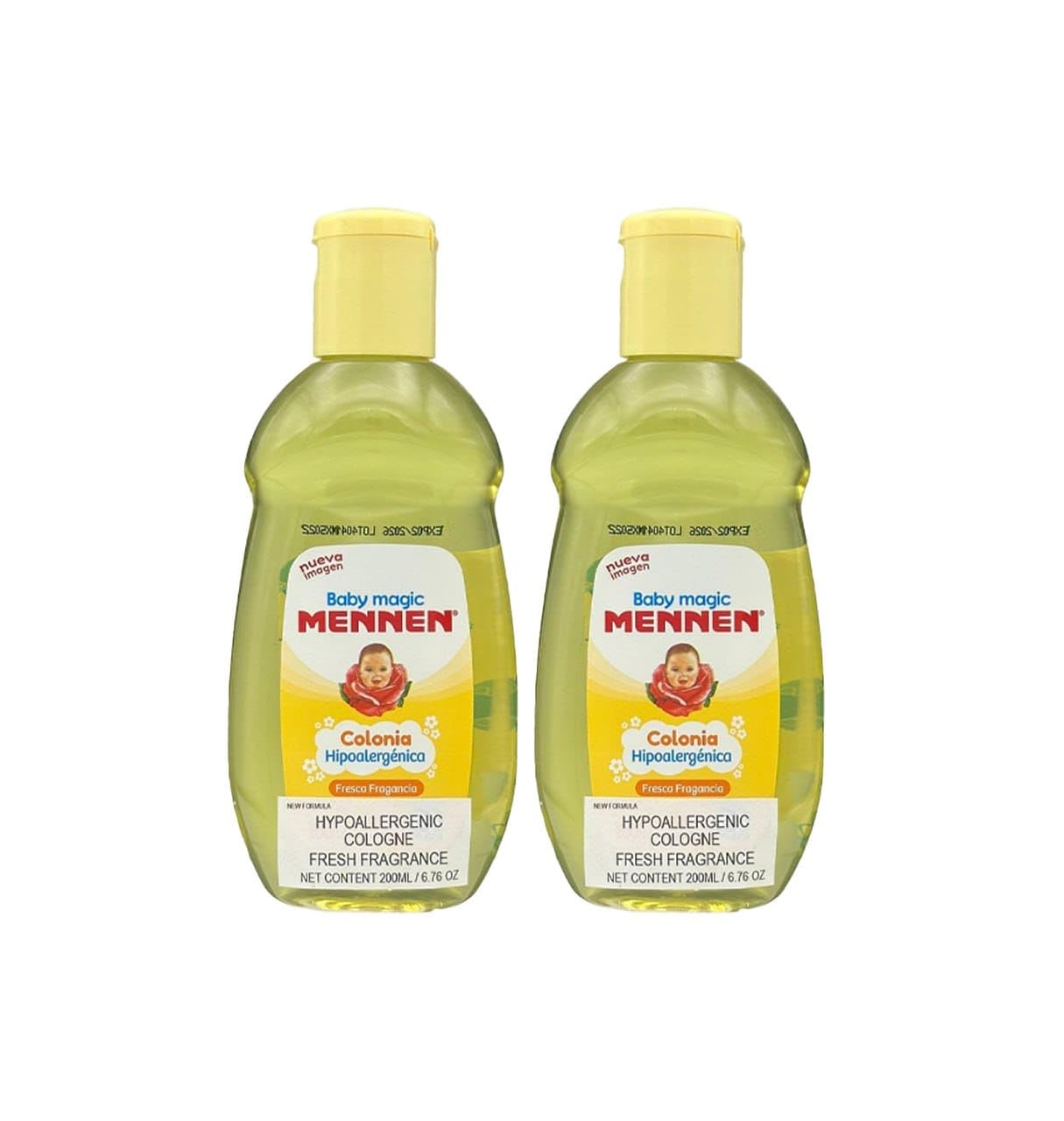2 Baby Magic Mennen Cologne 6.76 Fl Oz (2 Colonias Mennen Para Bebe 200 Ml)