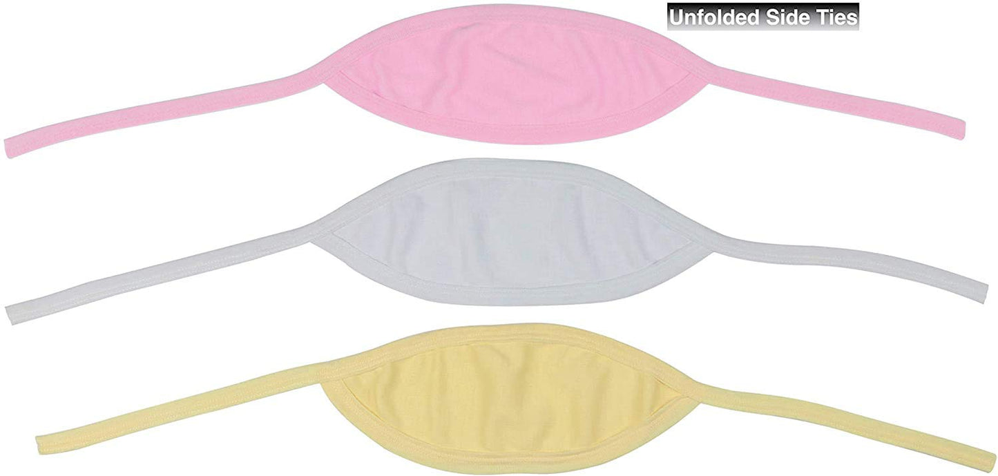 Tobeinstyle Babies' 3 Pack Comfortable Newborn Baby Belly Binder - Girls - One Size