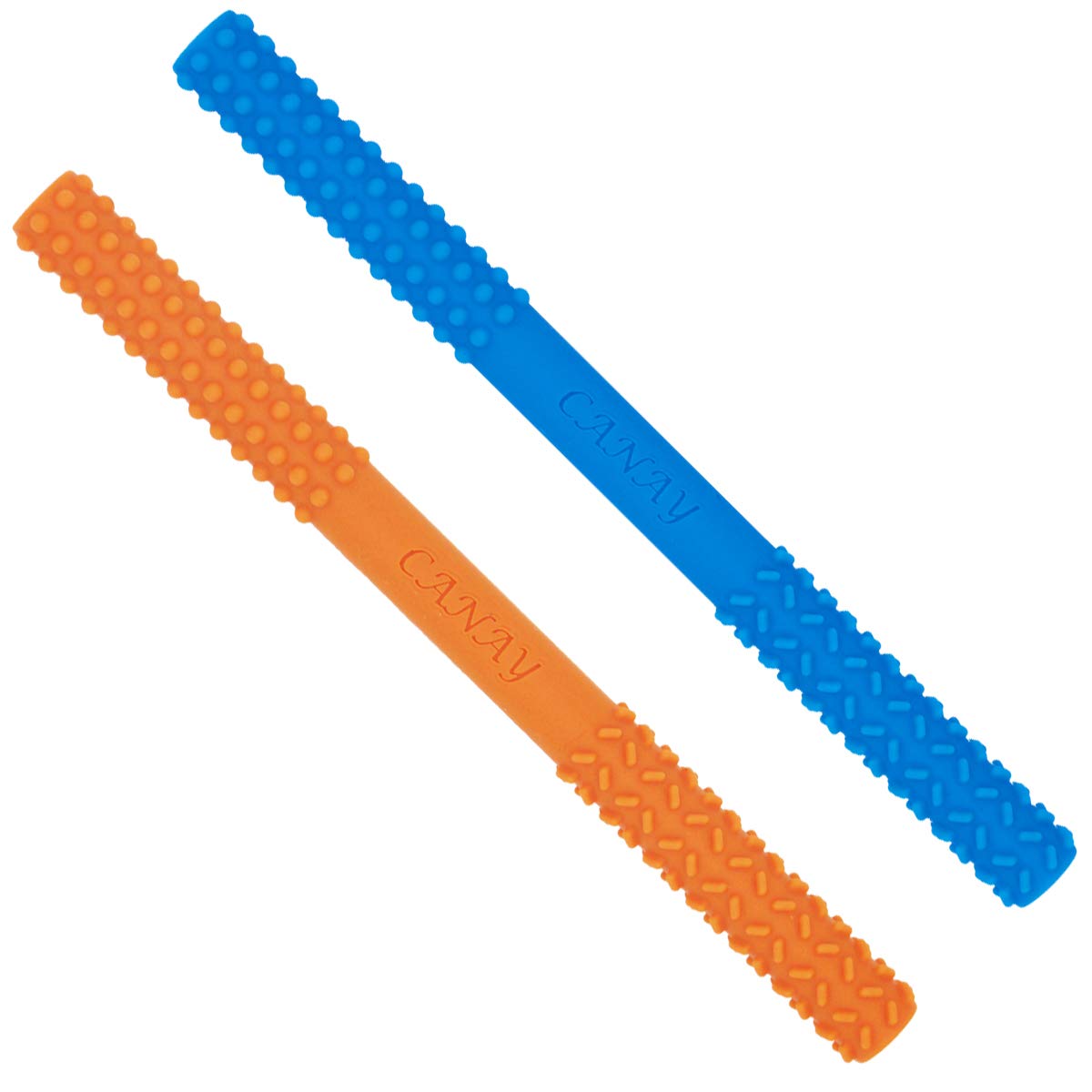 Hollow Chew Tubes Sensory Chew Toys for Autistic Children(2 Pack), Alt. to Chew Necklaces for Sensory Kids, Teething, Oral Motor