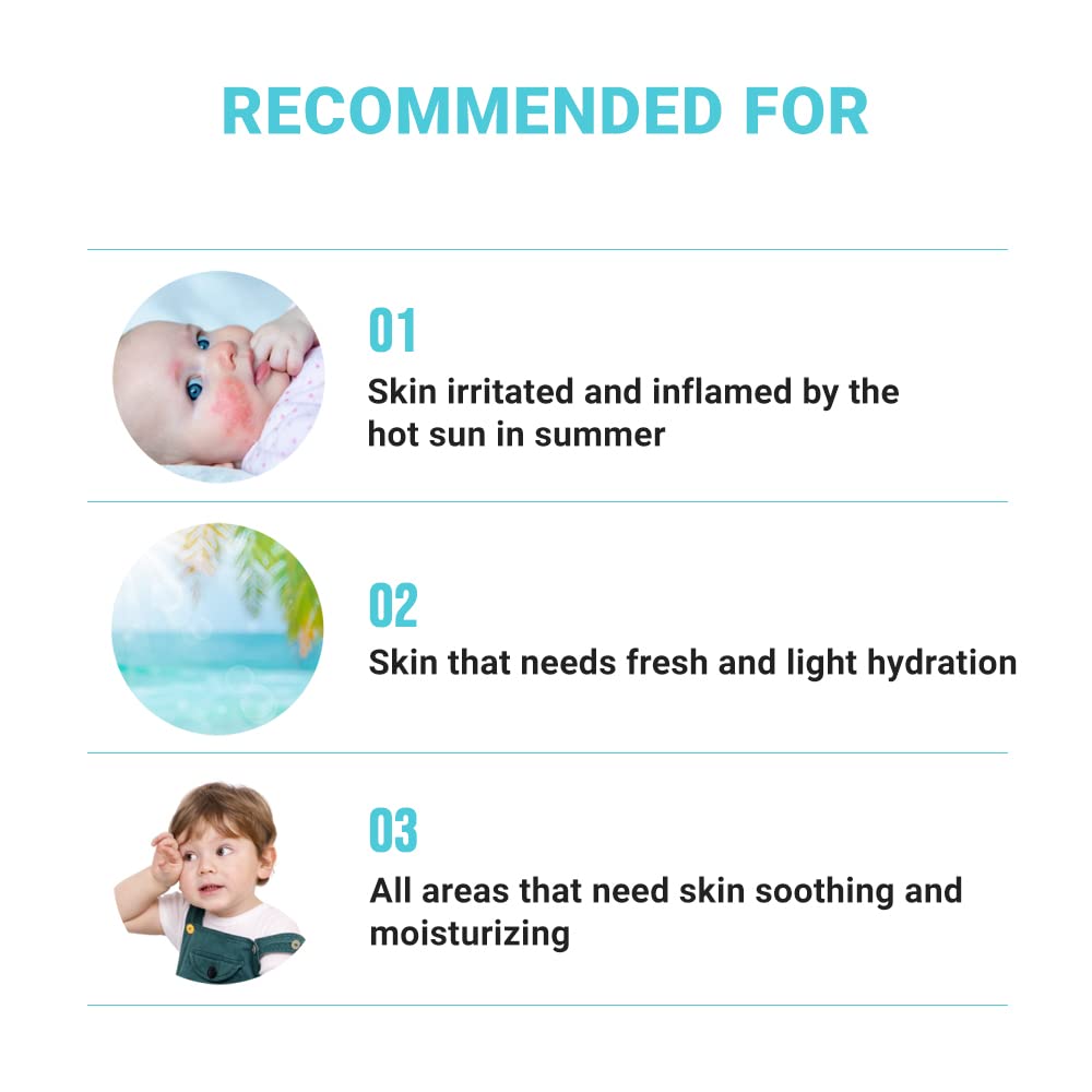 Atopalm Soothing Gel Lotion 4 Fl Oz, Cooling And Calming Moisturizer For Sensitive, Eczema Prone, Heat Rash Skin, Redness Relief