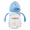 Oberni Baby Bottles, Anti Colic Breastfeeding Bottles with Medium Flow Nipples Size +, Wide Neck Baby Bottle for Babies, Newborn