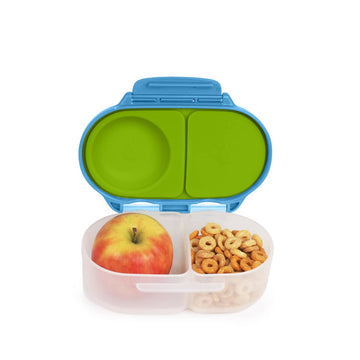 B.Box Snackbox For Toddlers, Kids  Mini Bento Box, Lunch Box  Leak Proof, 2 Compartments  Bpa Free, Dishwasher Safe, Freezer Saf