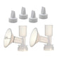Maymom Replacement Flange Kit (Compatible with Ameda Standard Flange) for Ameda Purely Yours, Ultra Breastpump, Flange 25 mm, wi