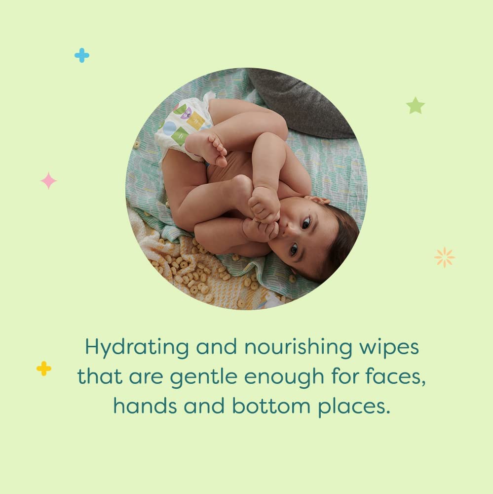 Babyganics Baby Wipes, Unscented Diaper Wipes , 400 Count, (5 Packs Of 80), Non-Allergenic And Formulated With Plant Derived Ing