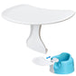 Seat Tray Accessory, Compatible with Bumbo Seat - Detachable Tray Surface with Secure Bottom Hook | Tray Accessory Perfect for F