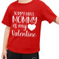 Valentine'S Day Shirts Toddler Boys Valentine T-Shirt Mommy Is My Valentine Tshirt Graphic Tee Tops