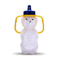 Talktools Honey Bear Drinking Cup With 2 Straws - Special Needs Assistive Drink Container  Spill Proof  Leak Resistant Lid  Help