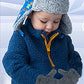 Baby Toddler Mittens Boys Girls Winter Outdoor Gloves Kids Easy-On Fleece Warm Mittens Black Blue Navy 3 Pairs M(1-2 Years)