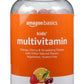 Amazon Basics Kids' Multivitamin Gummies, Orange, Cherry & Strawberry, 190 Count (Previously Solimo)