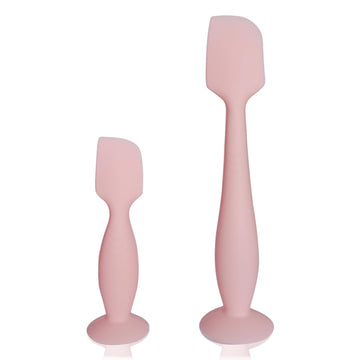 Lotbill Baby Diaper Cream Spatula, 2 Pack Butt Spatula Baby, Silicone Diaper Cream Applicator, Full-Size And Mini Butt Paste Spa