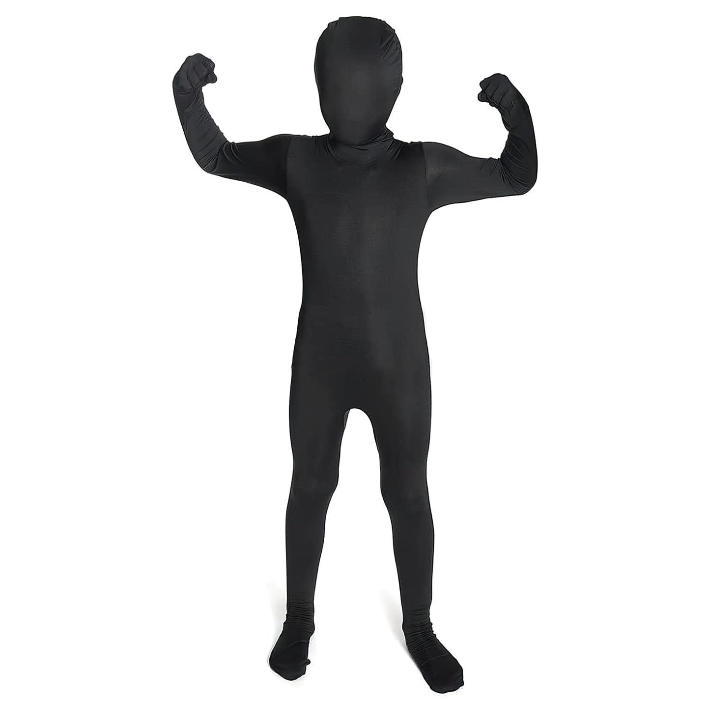 Morphsuits Kids Black Bodysuit Costume, Shadow Costume Kids, Black Full Body Suit Halloween, All-Black Morph Suit Boys, Full Bla