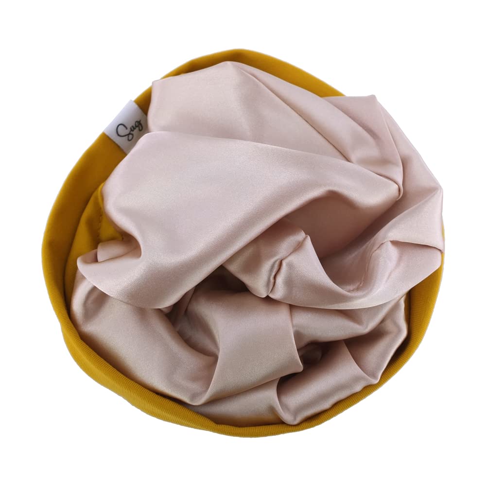 Jersey Beanie Hat For Newborn Baby Boys Girls Silky Satin Lined Hats Bonnet Toddler Infant Little Kids Beanies Caps(6M-3T,008 Co