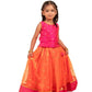 Stanwells Kids Baby Girls Lehenga Choli Set Fleared Pattern Dress Sleevless Readymade Ethnic Traditional Full Length Indian Girl