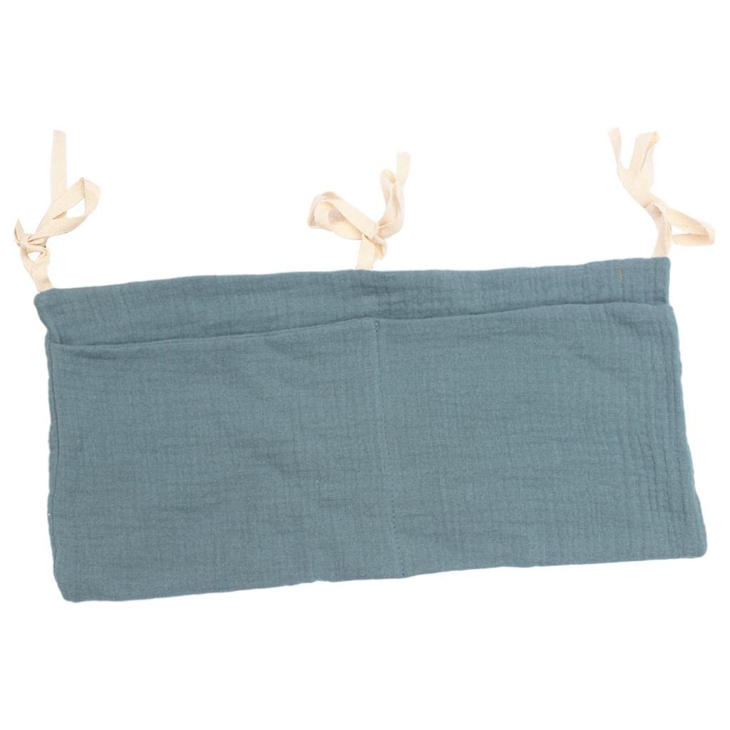 ILSMYSUTRA Multipurpose Baby Nursery Organizer Hanging for Diapers Wipes 2 Pockets Blue|Strollers & Accessories|Stroller Accesso