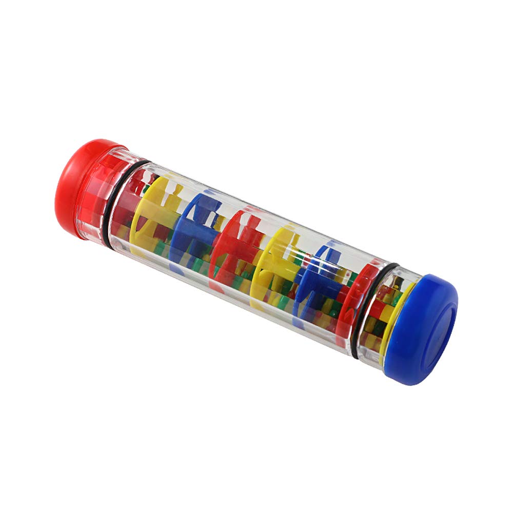 Rainmaker 8 inch Mini Rainstick for Babies Rattle Tube Rain Stick Shaker Music Sensory Auditory Instrument Toy for Baby Child Gi