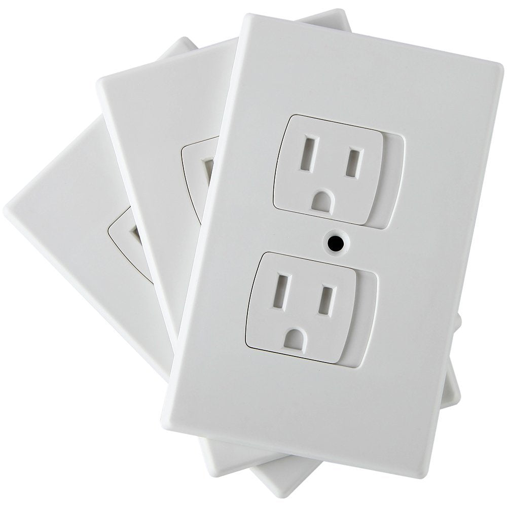 Jambini Self-Closing Baby Proof Outlet Covers Baby Proofing - An Alternative To Plug Covers For Electrical Outlets And Outlet Pr