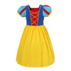 Dressy Daisy Little Girls Cotton Princess Dress Up Clothes For Halloween Birthday Party Everyday Outfit Play Wear Size 10, Yello