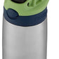 Contigo Kids Straw Stainless Steel Water Bottle With Autospout Lid, 13Oz.