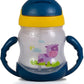 Cyrox Leak Proof Children Kids Water Bottle with Straw DustProof Children Sippy Drinking Cup with Twin Handles Travelling Water