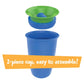Playtex Baby Stage 2 Spoutless 360 Drinking Cups, Ages 1+, Leakproof, Spill Proof - Blue & Aqua, 10 Oz, 2 Count