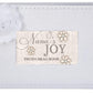 The Grandparent Gift Co. Nana Joy Grandchildren Photo Album, 5X7 Faux Suede With White Flower Accents, Holds 32 4X6 Images, Post