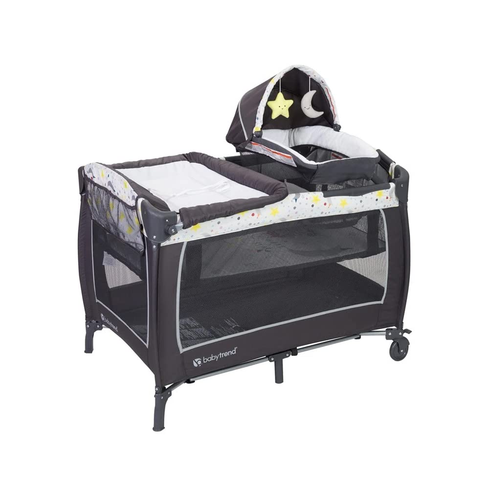 Baby Trend Lil Snooze Deluxe II Nursery Center, Twinkle Twinkle Little Moon
